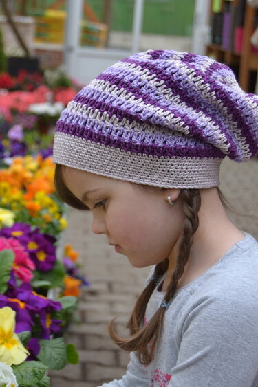 - SOPHIA - Frühlings / Sommer Beanie für alle Größen mit Größentabelle, super für Anfänger - Häkeln