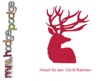 Stickdatei Hirsch - Bild 5
