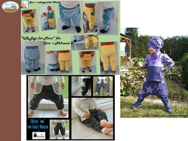 E-Book, Anleitung "2ReLegs" for Mini's Gr. 50-104 - Nähen