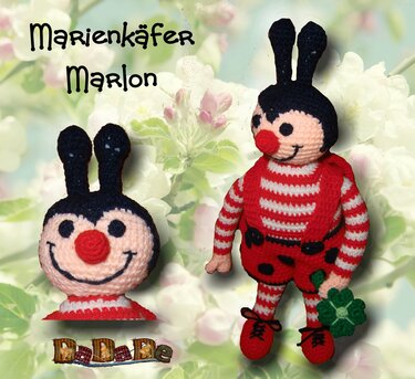 Marienkäfer Marlon, eine Häkelanleitung