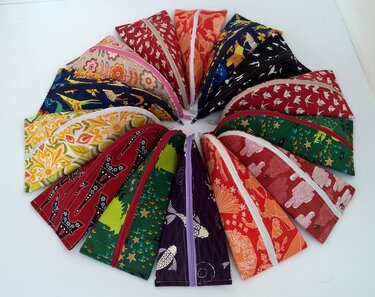 Schlampermäppchen Federmäppchen Schlafsäckchen Stiftemäppchen - Nähen