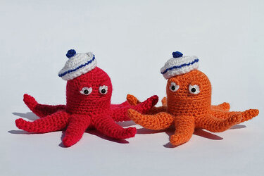 H&auml;kelanleitung Sweepies &Uuml;-Pet Krake "Ahoi" - Häkeln