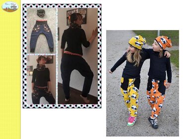 Kombi-E-Book "2ReLegs" Größe 32 - 50 + 110 - 164 - Nähen