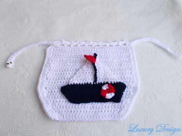 Häkelanleitung Babylatz Baby Style No.3