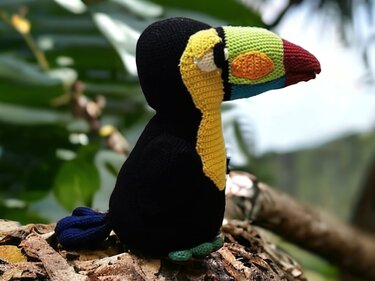 Tiki the toucan - Crochet