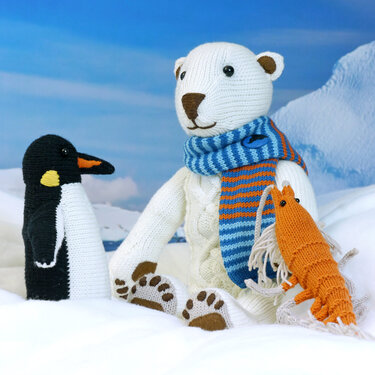 Roald the Intrepid Penguin knitting pattern