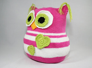 Owl - Doorstop, Stuffed Toy - Crochet Pattern