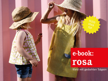 Rosa - Sommerkleid und Top mit gedrehten Trägern 86-152 - Bild 4