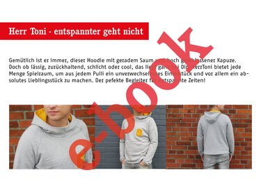 HerrToni - schlanker Hoodie für Teenies & Herren S-XXL - Nähen
