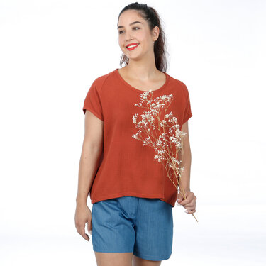 FrauMia - luftige Raglanbluse XS-XL - Nähen