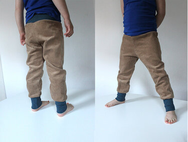 Pumphose Hose Nähanleitung / Schnittmuster Gr.92-164