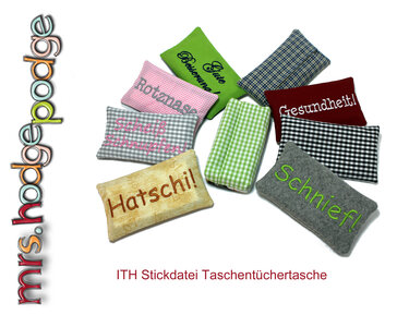 Stickdatei Ith Taschentüchertasche - Sticken