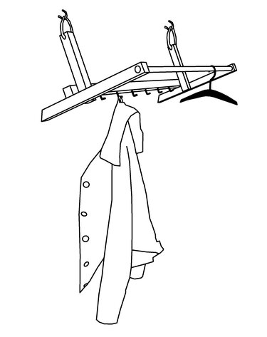 Bauanleitung für Wandgarderobe "ADAM" - Basteln