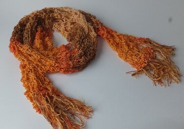 "Jasmin" vielseitig verwendbare Stola / Schal / Häkeltuch - Häkeln