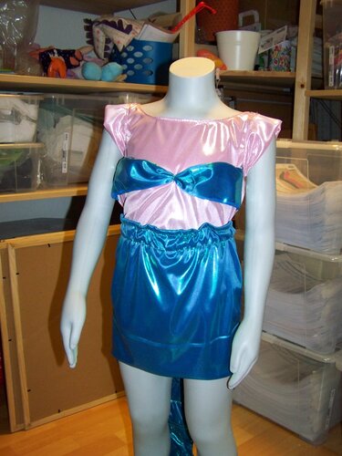 Kostüm: Meerjungfrau, Größen 98 - 116 - Nähen