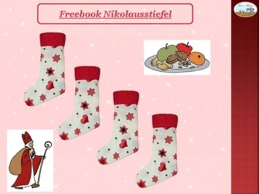 E-Book, Kostenlose Anleitung Nikolausstiefel, Socke - Nähen