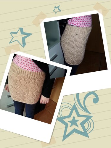 Strickanleitung Mädchenrock Gr.134/140- perfekt auch für Anfänger - Bild 2