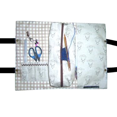 Nähanleitung "Stricktasche für Unterwegs" - Bild 4