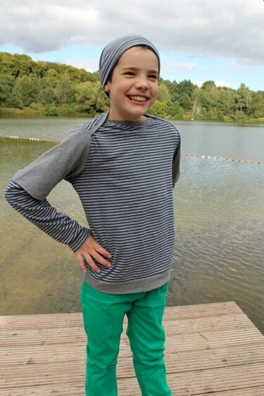 DANIELs & DANIELAs unisex beanie pattern – simple or reversible, with or without a knitted cuff, sizes 45-57 (3 mo.-14 yrs.) - Sewing