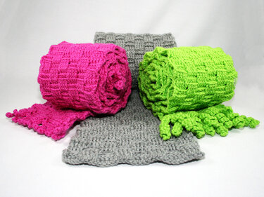 Weave-Style Scarf for young and old - Crochet Pattern