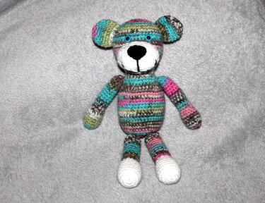 Häkelanleitung Glücks Teddybär