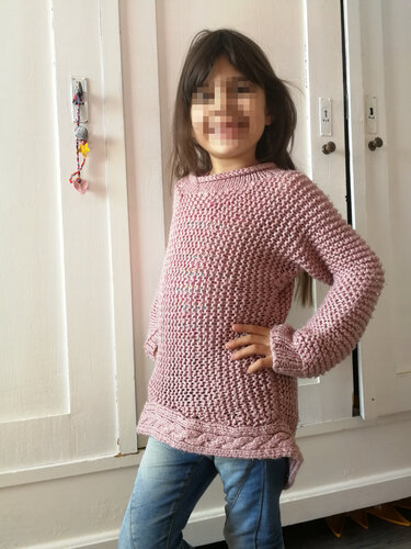 **Strickanleitung** Super easy Kuschel Pulli für Kinder - Bild 10