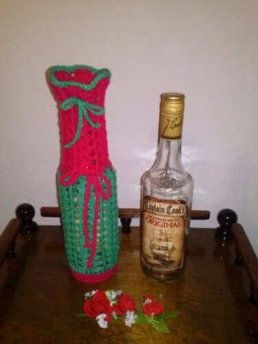 Flaschensäckchen 2 - Häkeln