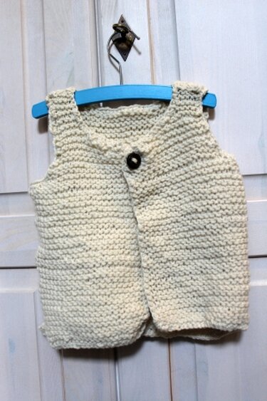 Jurek Chunky Knit Vest for Kids, Knitting Pattern PDF (Sizes 92, 110 116, 1 - Image 10
