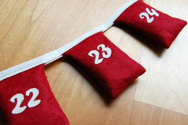 Adventskalender aus Filz nähen