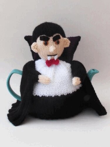 TeaCosyFolk's Count Dracula Tea Cosy Knitting Pattern