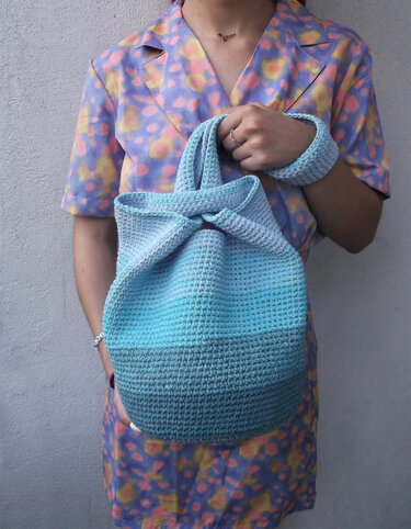 Simple knot bag - Crochet