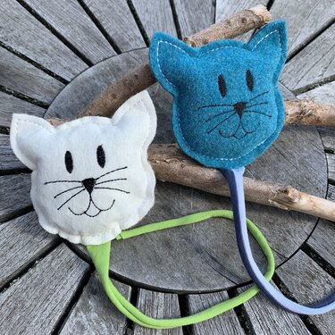 Katze Stickdatei ITH 10x10 Katzenspielzeug Haustierbedarf - Sticken