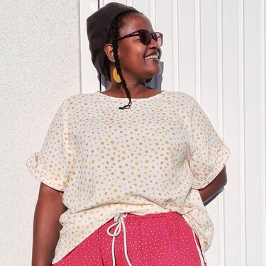 T-Shirt Celestine Größe 34-54 Nähanleitung + Schnittmuster