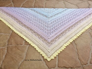 Häkelanleitung Dreieckstuch "Fabula"