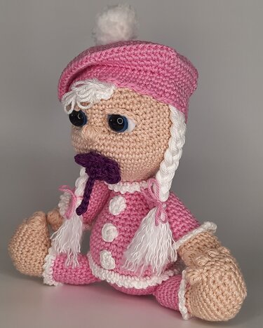 Die Schnullerbande - Hilke das Weihnachtsmädchen - Amigurumi Häkelanleitung
