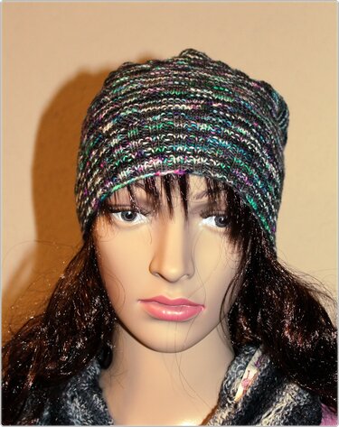 Mütze - Zebra auf LSD - Stricken