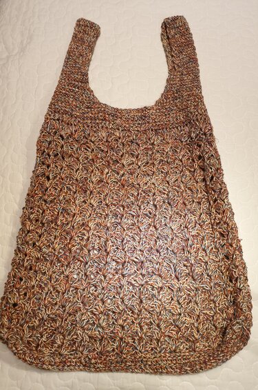 Anleitung IDA für eine gehäkelte Netztasche von Hildeshappysocks - Häkeln