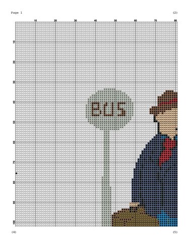 Christmas cross stitch pattern - Embroidery