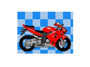 SUPERBIKE - pattern for sc crochet blanket