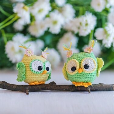 Owl. Crochet pattern.