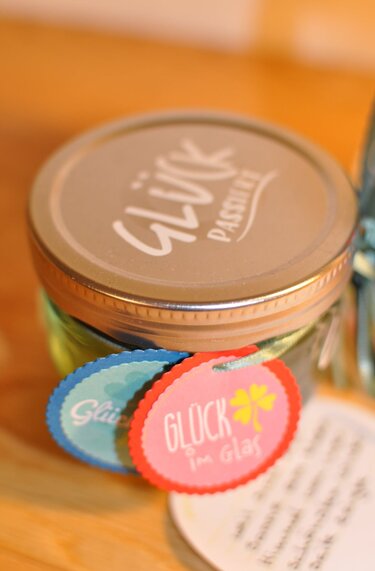 Gl&uuml;cksglas der Dankbarkeit (Bastelanleitung und Ideensammlung)