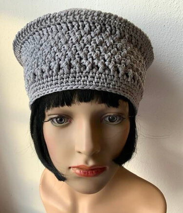 Elegante  Kappe /Mütze "Haraima" - Häkeln