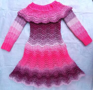 Pullover oder Minikleid "Oleander", Häkelanleitung