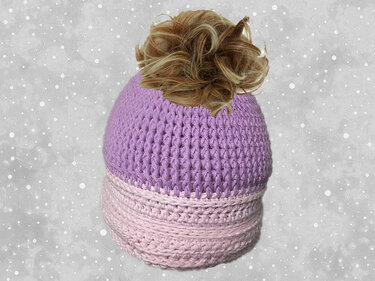 Wendemütze - einfach oder Duttmütze - Häkeln