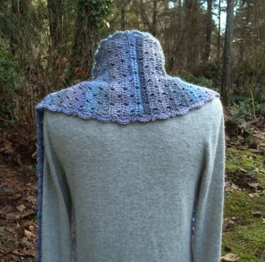 Pattern Twilight Flowers Pocket Scarf - PA-323 - Crochet