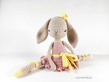 Crochet Bunny Pattern Amigurumi Bunny Pattern Rabbit Crochet Pattern