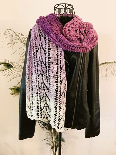 Häkelanleitung Schal "Skaia"