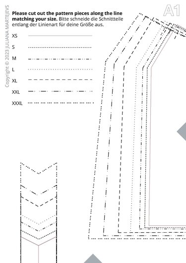 Sewing pattern top spaghetti straps, women, sizes XS-XXXL video tutorial