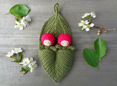 Crochet pattern Cherry babies