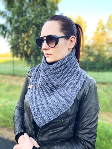 Crochet Pattern - Noah Rib Cowl